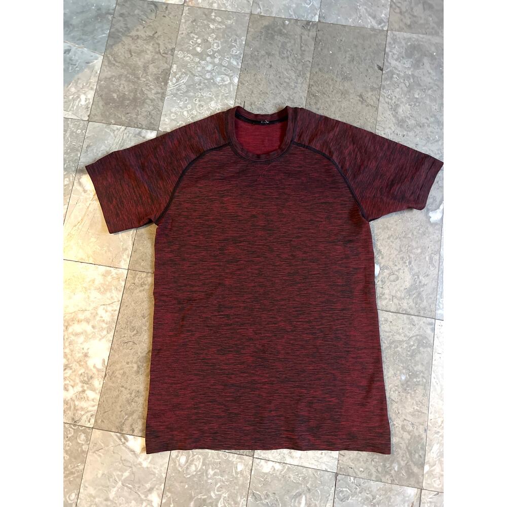 Lululemon Metal Vent Tech Short Sleeve Oxblood Maroon Red Sz S